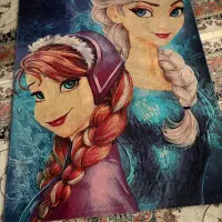 فرش بچگانه طرح السا و آنا