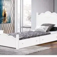 تخت با تشک یک نیم متری