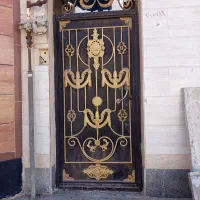 درب حیاط ویک چوبی