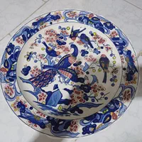 دیس پرنده ژاپنی دیوارکوب عتیقه آنتیک قدیمی