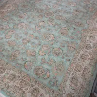 جفت فرش ۹ متری ۱۵۰۰ شانه مشهد اصل طرح افشان