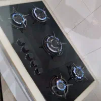گاز شیشه ای ۵ شعله کاملا سالم