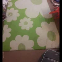 قالیچه سبزوکرم