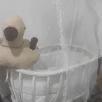 گهواره کمک نشیمن  و کالسکه همه باهم دو ملیون پانصد