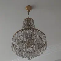 یک جفت لوستر کریستال اتریشی