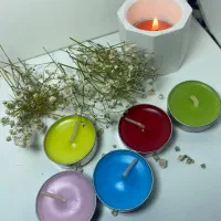 شمع دستساز|صنایع دستی و سایر لوازم تزئینی|رستمآباد, |دیوار