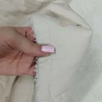 آغوشی و دورپیج کتان مناسب سیسمونی|اسباب و اثاث بچه|تهران, بلورسازی|دیوار