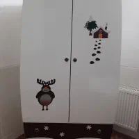 تختکمدتشک نوزاد|تخت و سرویس خواب|یزد, |دیوار