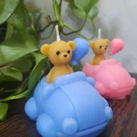 شمع تدی و بابونه