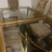 سرویس مبل چوب راش استیل ۷نفره شزروم ناهار ۸|مبلمان خانگی و میز عسلی|تهران, جردن|دیوار