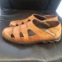 صندل چرم اصل دست دوز