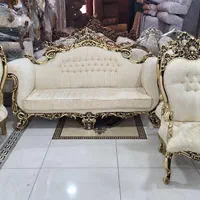 مبل سلطنتی کلاسیک ۷نفره تمام چوب|مبلمان خانگی و میز عسلی|تبریز, |دیوار