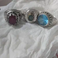 انگشتر نقره زمرد شجر یاقوت|جواهرات|چهاردانگه (تهران), |دیوار