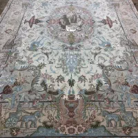 (فرش فرزین)۲ تخته۶متری نقشه آثارزیرخاکی(جلالی)۶۰رج