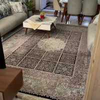 فرش ۹متری+فرش ۱/۵متری (مدل هستی خاطره کاشان)