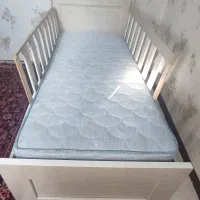 تخت یک نفره همراه با تشک سالم و تمیز|تخت و سرویس خواب|پردیس, فاز ۸|دیوار