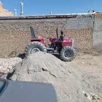 خودم کار با تراکتور شخم یونجه زنی و.