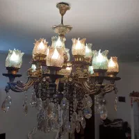 لوستر ۸ شاخه برنج