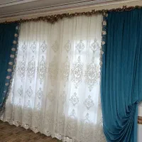 پرده به همراه شال پرده