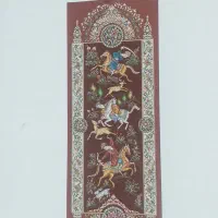 تابلو فرش جفت به همراه دار و نخ اضافی قیمت مناسب|تابلو فرش|کرمانشاه, |دیوار