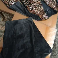 کت و شلوار مخمل سوزن دوزی مشکی|لباس|شهریار, شهریار|دیوار