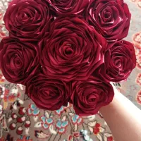 گل روبانی|گل مصنوعی|تویسرکان, |دیوار