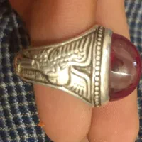 انگشتر نقره یاقوت|جواهرات|خاش, |دیوار