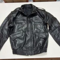 کاپشن چرم اصل