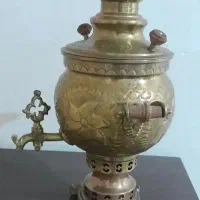 سماورذغالی۳لیتری تمام برنج دارای مهر