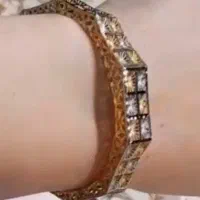 دستبند طلا کاملا نو بدون اجرت