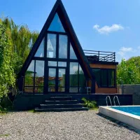 کلبه سوئیسی  استخر اب گرم نو ساز نیاکان