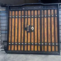 درب اهنی  طرح چوب ترموود کد۶۵۶(پخش)|مصالح و تجهیزات ساختمان|چابکسر, |دیوار