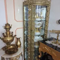 ساعت و بوفه برنز اصل با فاکتور|بوفه، ویترین، کنسول|سلماس, |دیوار