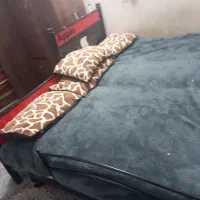 تخت خواب دو طبقه هم یه نفره میشه همراه تشک|تخت و سرویس خواب|اصفهان, فردوان|دیوار