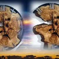 ساعت/خانه تزیین/چوبی/