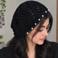 کلاه توری بافتنی