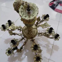 لوستر برنجی 6شاخه|لوستر و چراغ آویز|گلستان (تهران), |دیوار