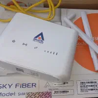 مودم شاتل بی سیم سیم کارت ۴پورت اسکای فایبر|مودم و تجهیزات شبکه|مشهد, توس (بلوار توس)|دیوار