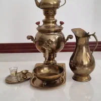 ست کامل سماور برنجی