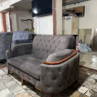 مبل نیم ست دسته چوبی مبل آرتا