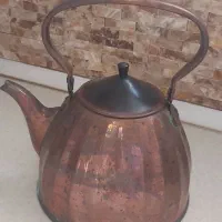 ظروف کتری قوری روگازی مسی