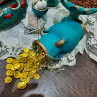 ست هفت سین شب چله ای سفالی آینه پتینه کاری نو|صنایع دستی و سایر لوازم تزئینی|تهران, مینای جنوبی|دیوار