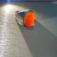 انگشتر عقیق کهنه یمن قاجاری|جواهرات|ایلام, |دیوار