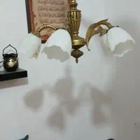 فوری لوستر برنجی درحد نو|لوستر و چراغ آویز|پردیس, سیاه سنگ|دیوار