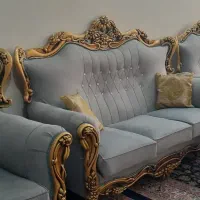 مبل ۹ نفره استیل سلطنتی با۲عسلی ومیز وسط|مبلمان خانگی و میز عسلی|تهران, افسریه جنوبی|دیوار