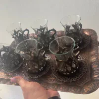 سرویس چایخوری مسی ساخت ترکیه