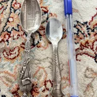 قاشق نقره قدیمی