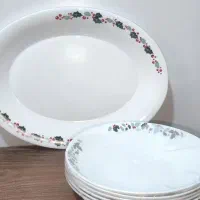 سه دست سرویس۲۸پارچه پارس اپال طرح کریسمس زیر قیمت|ظروف سرو و پذیرایی|تهران, سازمان آب|دیوار