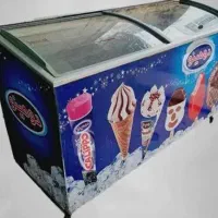 آنتیک یخچال فریزربستنی  برچسب یخچال