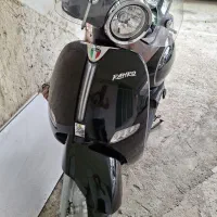 موتور وسپا رهرو ۱۵۰ رنگ مشکی تمیز